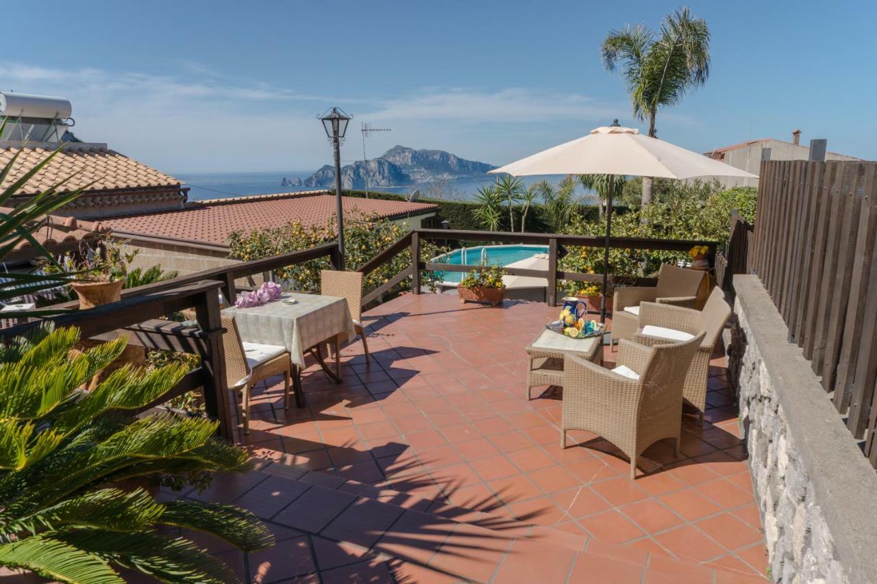 Вилла The Garden On Capri Масса-Лубренсе Экстерьер фото